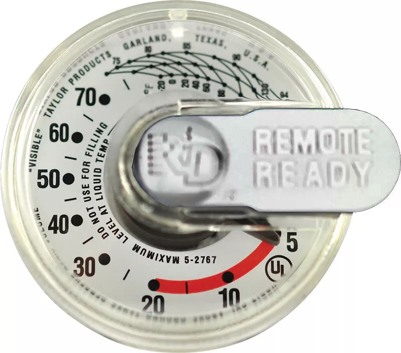 130022 Propane Tank Gauge Dial Drop In Guide Hole 5% Percentages 5