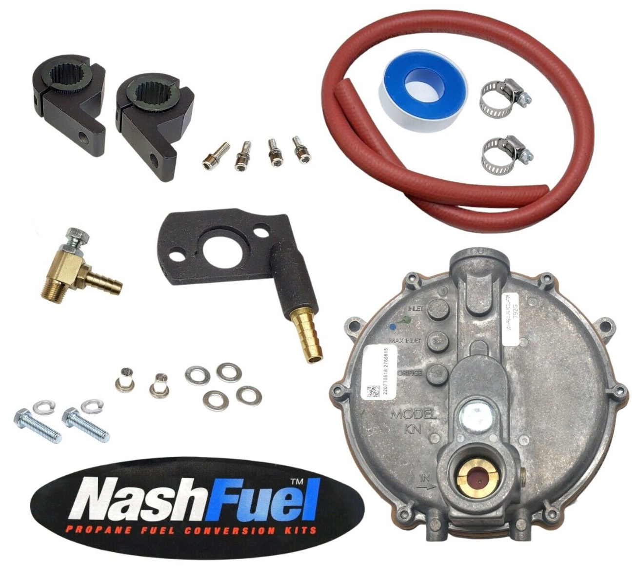 Propane Natural Gas Conversion Kit Generator Fits Generac GP8000E Powerrush Bar Clamps