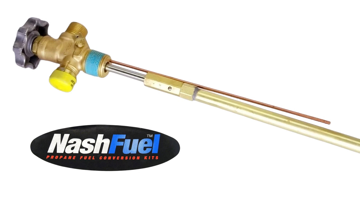 100lb Propane Tank Liquid Service Valve Dot Cylinders Lpg Cga 555 Draw Tube