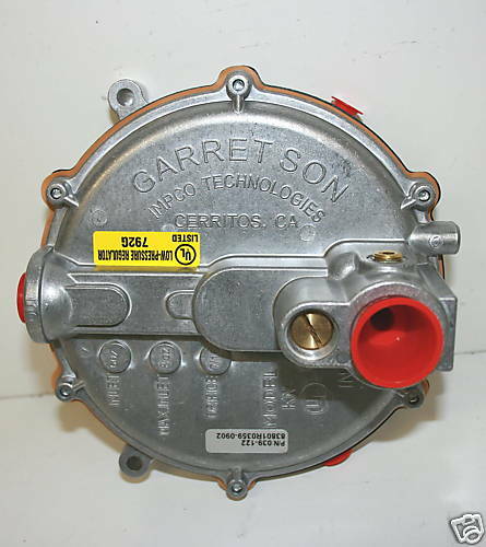 Garretson Impco Model KN Low Pressure Regulator 039-122 For LPG Generator Engine