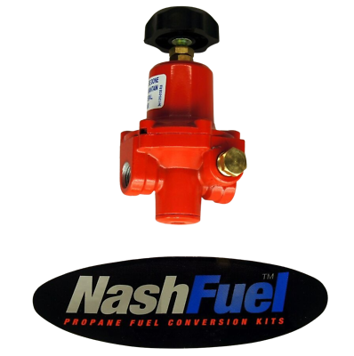 492HP-02 Kosan 1/4 X 1/4 FPT 3-35 lb regulator with handwheel 20 PSI setting