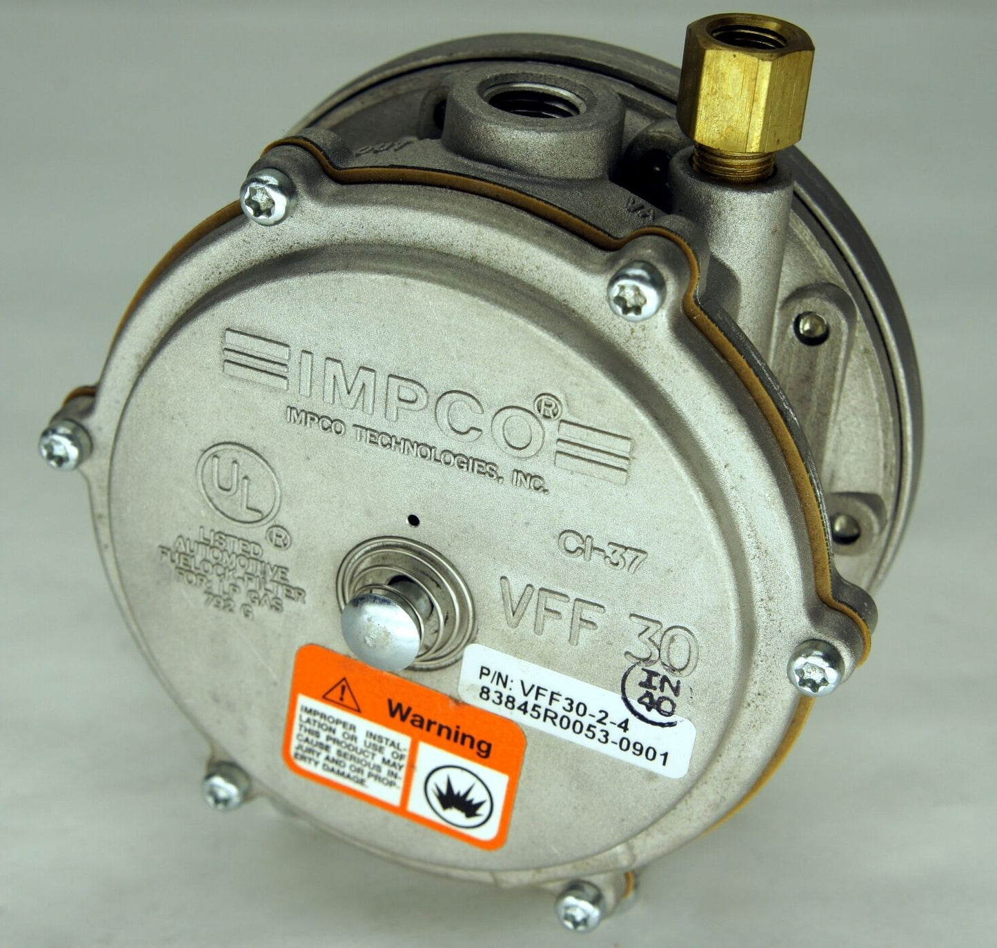 IMPCO VFF30-2-4 PROPANE VACUUM FUELOCK LOCKOFF LOCK OFF VALVE PRIMER SILICONE