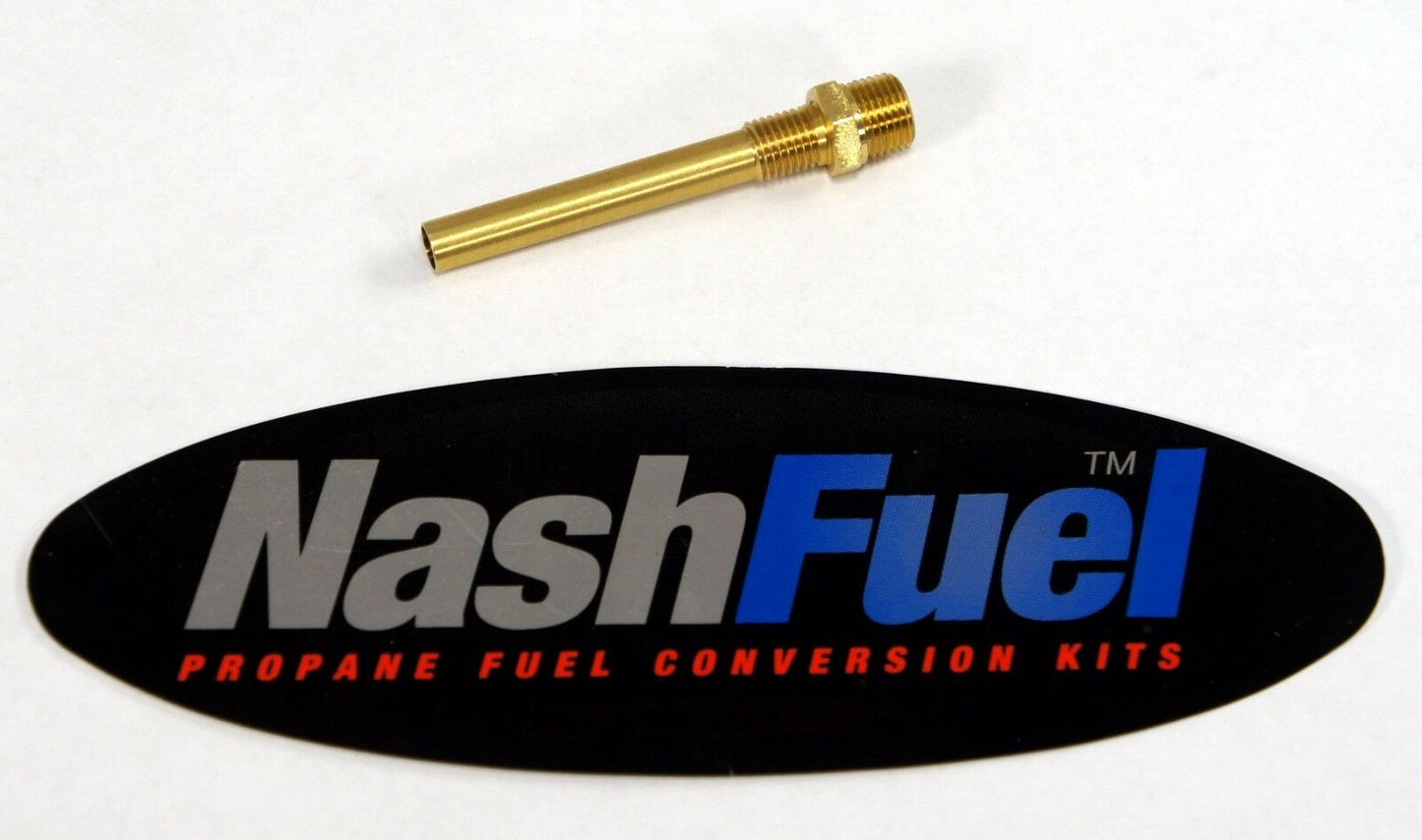 100-31 CARBURETOR SPUD 3/8x24 THREADS TO 1/8 NPT PROPANE NATURAL GAS CONVERSION