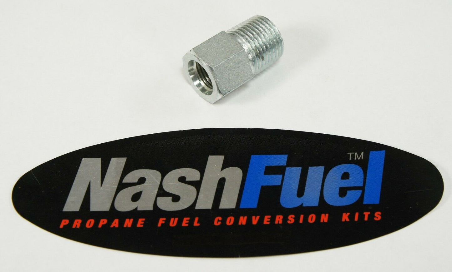 3/8" FEMALE O-RING SAE-6 9/16-18 TO 1/2" MALE PIPE THREAD CNG ADAPTER FITTING