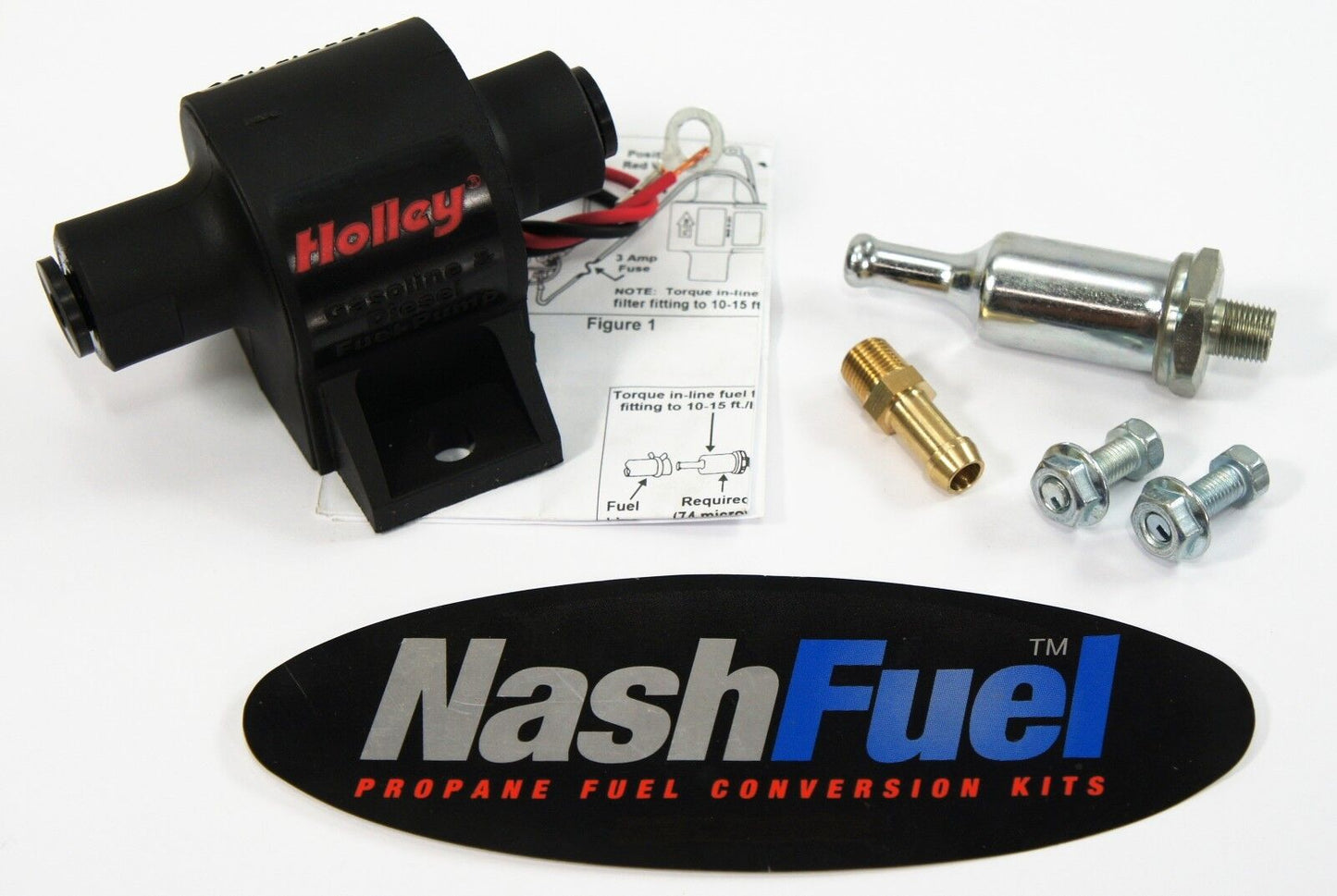 34 Gph Holley Mighty Mite Electric Fuel Pump 7-10 Psi Gasoline Diesel Ethanol