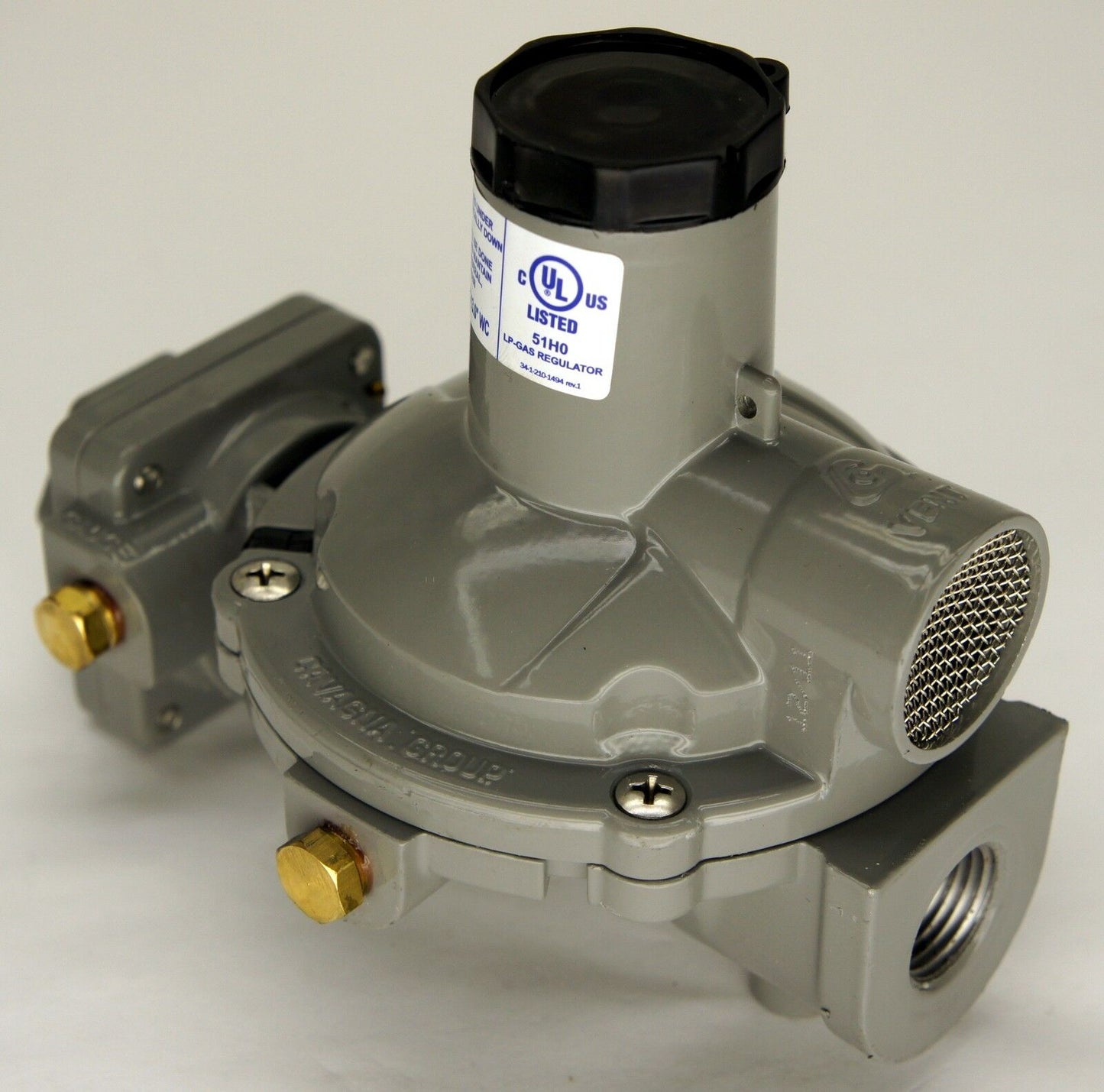 High Pressure Cavagna Two Twin 2 Stage Regulator 988TW-15 Converter Propane Gas