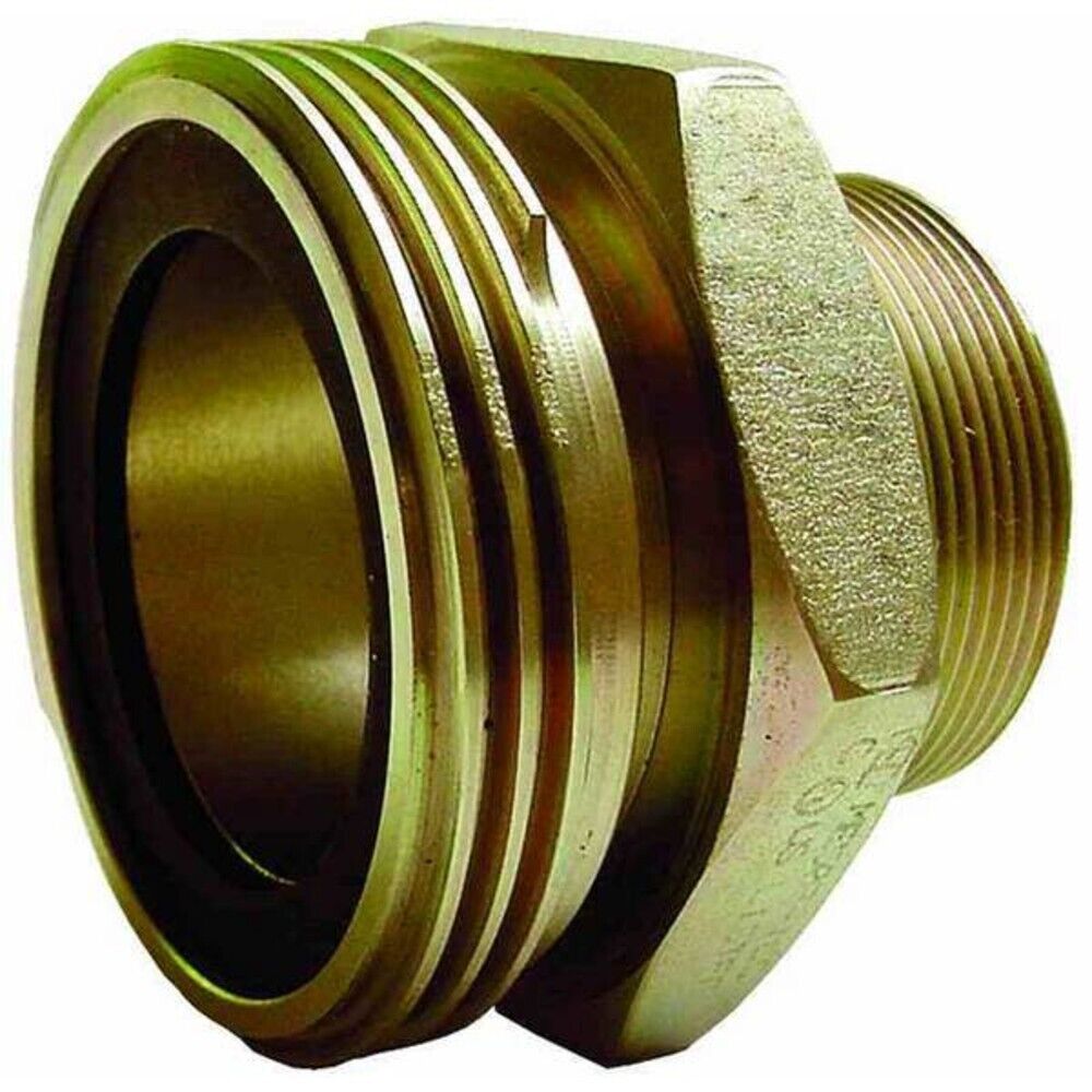 Marshall Excelsior 3-1/4" Male Acme x 2" MNPT LP Gas, Brass Adapter ME503-16