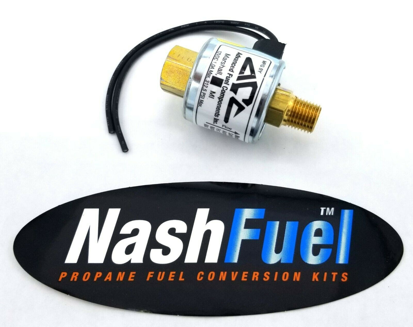 Propane 12v Solenoid AFC-151R RV Motorhome Electric Low Amp Marine Skoolie LPG