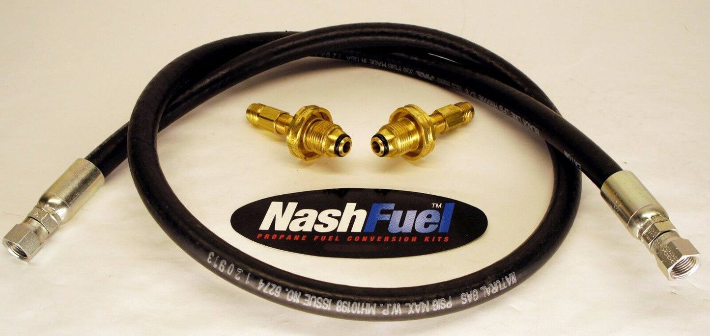 10FT PROPANE MALE M.POL ADAPTER HOSE ASSEMBLY TANK TRANSFER FULL FLOW SOFT NOSE