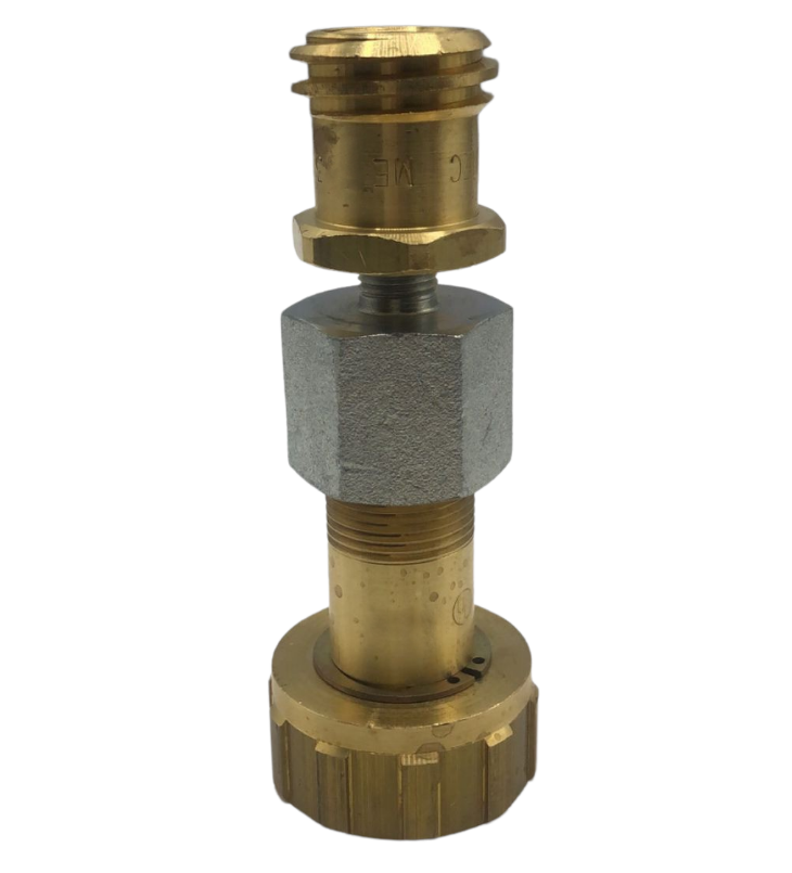 1-3/4" Female Acme 1-5/16" Male F. POL Propane Tank Filler Adapter RV Motorhome ME111-393