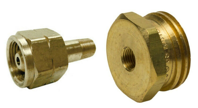 CGA 555 to 1-3/4" Male ACME AFill Valve Adapter Hopane Propane Liquid CGA555