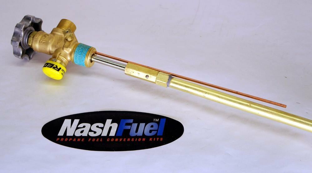 100LB PROPANE TANK LIQUID SERVICE VALVE DOT CYLINDERS LPG CGA 555 DRAW TUBE