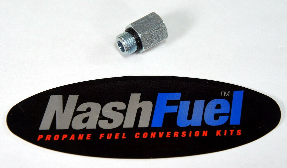 3/8" MALE ORING SAE6 9/1618 TO 1/4" FEMALE PIPE THREAD CNG ADAPTER