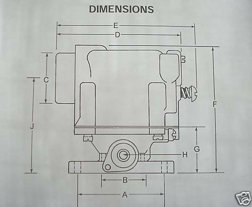 IMPCO LPG PROPANE CARBURETOR MIXER CA50 CA55 CA55M-5