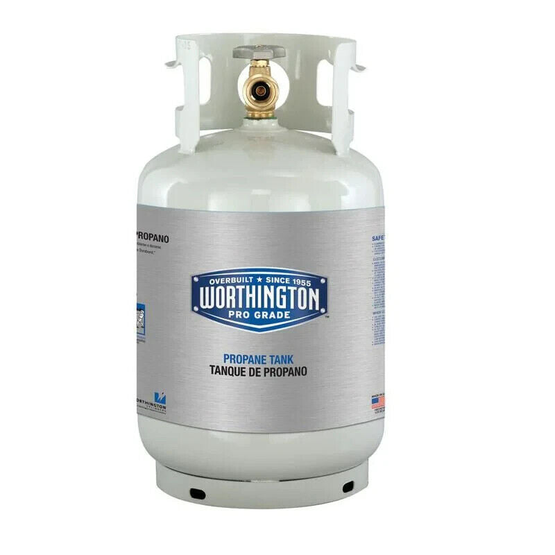 Worthington 11lb 9" Diameter Refillable Propane Tank LPG OPD 2.6 Gallon 281166