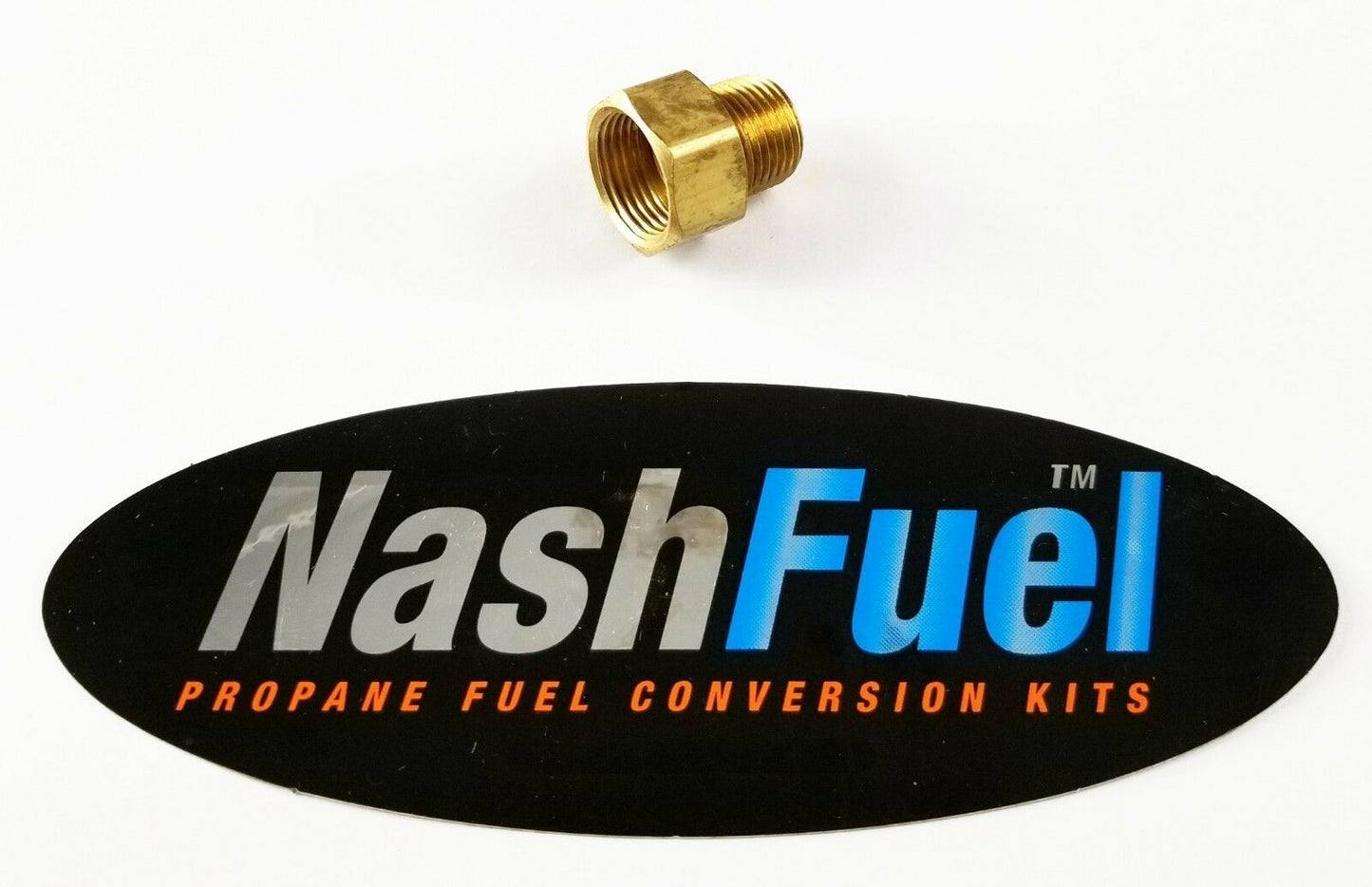 MALE 3/8" NPT - FEMALE 1/2" INVERTED FLARE PROPANE NATURAL GAS FITTING LPG PIPE