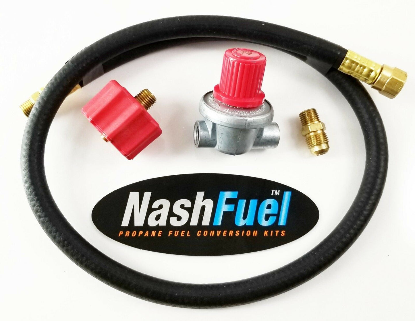 0-20 PSI ADJUSTABLE PROPANE REGULATOR HOSE 1-5/16" ACME QCC 3/8" FLARE 1/4" NPT