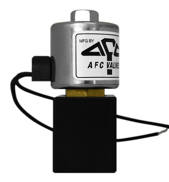 High Flow 12 Volt Propane Lock Off Valve Lockoff 12v 300psi Pressure 3/8" NPT 90