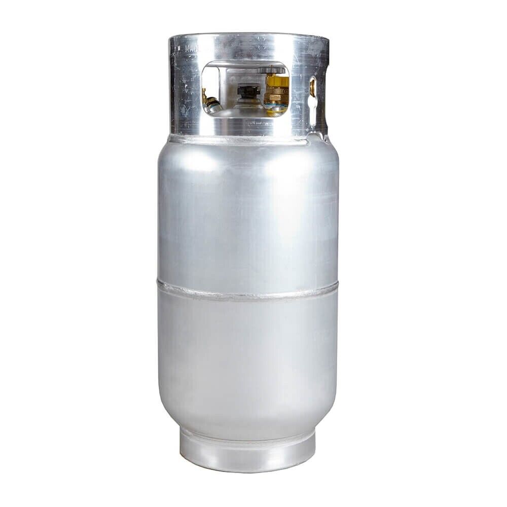 Forklift Liquid Propane Tank Cylinder 43.5lb LPG 10 Gallon Lightweight Aluminum