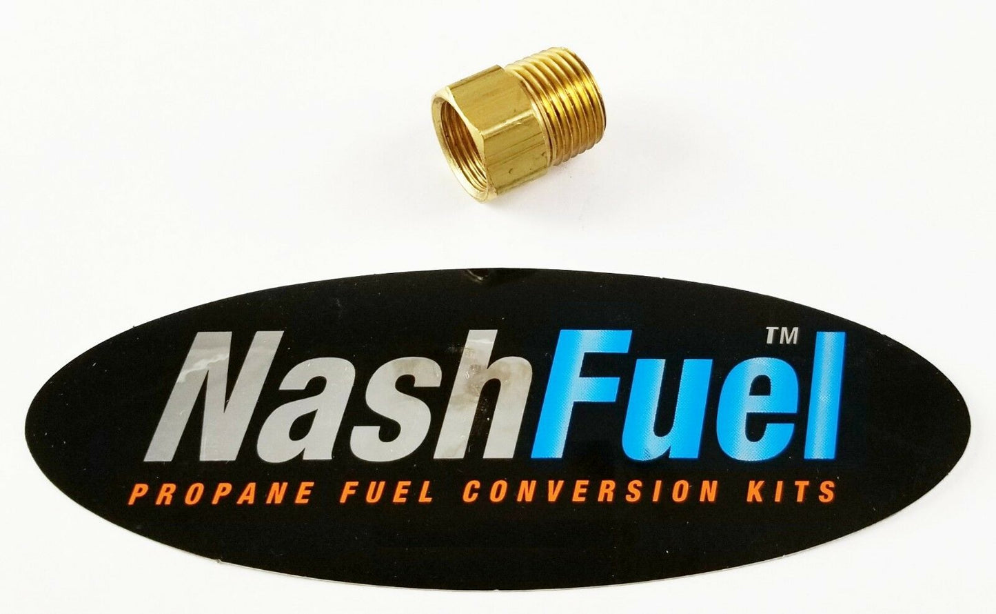 MALE 1/2" NPT - FEMALE 1/2" INVERTED FLARE PROPANE NATURAL GAS FITTING LPG PIPE