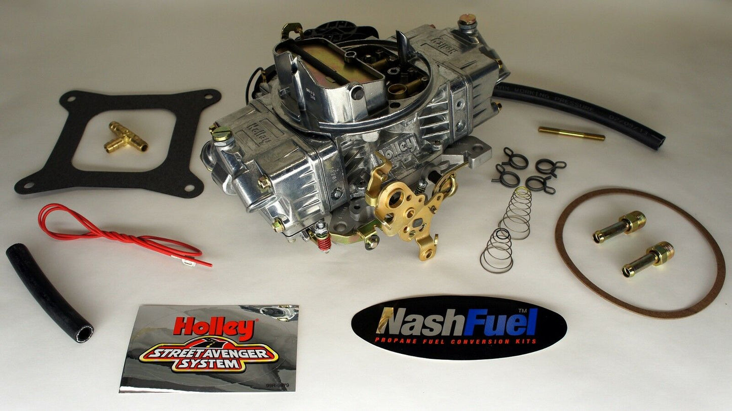 HOLLEY STREET AVENGER 650CFM 4 BARREL 4BBL GASOLINE CARBURETOR FORD KICKDOWN