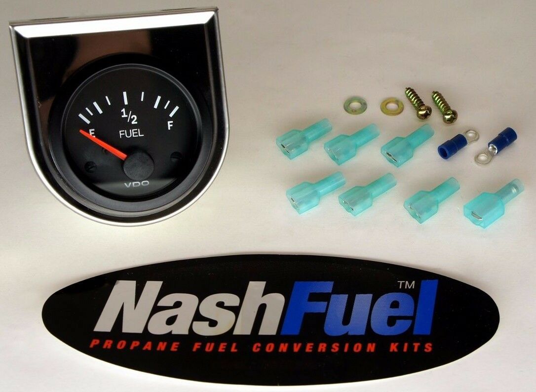 0-90 OHM DASH MOUNTED REMOTE FUEL LEVEL GAUGE PROPANE TANK SIGHT DIAL ELECTRIC