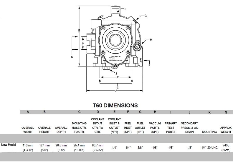 ZENITH MODEL 201 PROPANE REGULATOR REPLACEMENT MODEL T60 KOHLER LPG LP BENDIX