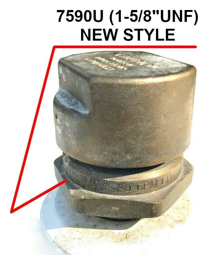 Liquid Propane Transfer Unloading ACME 7590U 7591U 15/8" UNF Wet Leg