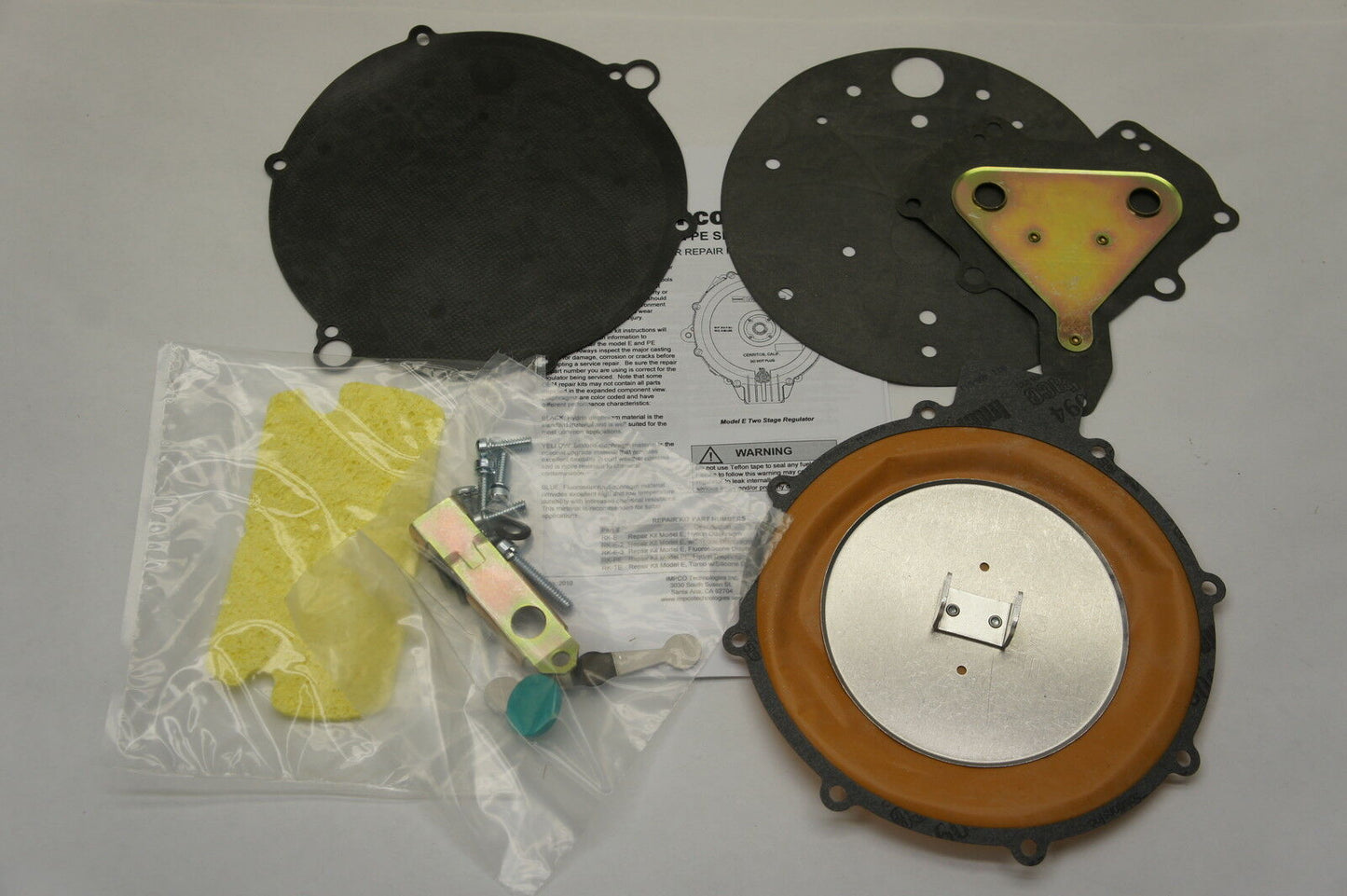 IMPCO RK-E-2 REPAIR KIT REGULATOR MODEL EB-2 PROPANE LPG VAPORIZER GAS CONVERTER