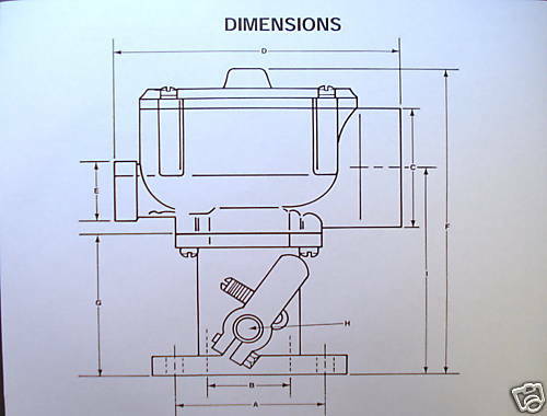 IMPCO LPG PROPANE CARBURETOR MIXER CA200 CA200M-1