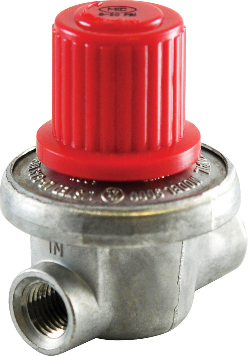 0-30PSI COMPACT ADJUSTABLE REGULATOR PROPANE NATURAL GAS 1/4" NPT 1.2M BTU AIR
