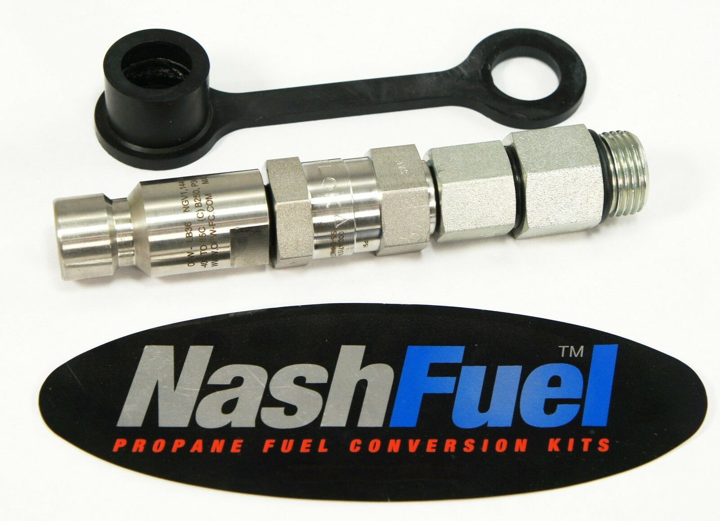 NGV1 7/8"-14 THREAD 5/8" MALE O-RING 3600 PSI CNG QUICK CONNECT FAST FILL NOZZLE