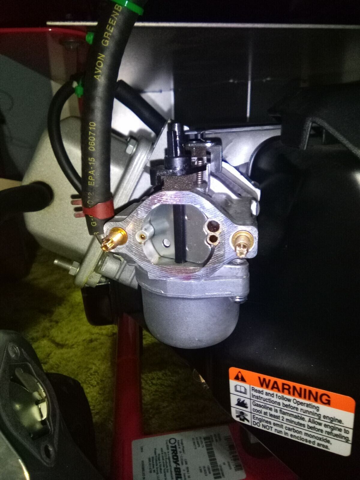 Low PSI Propane Natural Gas Generator Conversion Troy Built Briggs 1650 Series