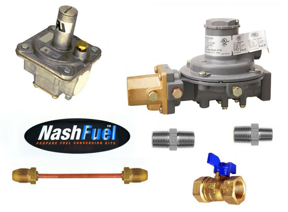 Tank Pressure Regulator IMP52 Demand Governor Propane Gas 35kw Generator Twin