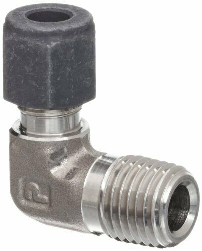 44CBZSS 4-4-CBZ CPI male elbow 1/4" single ferrule tube fitting x 1/4" NPT