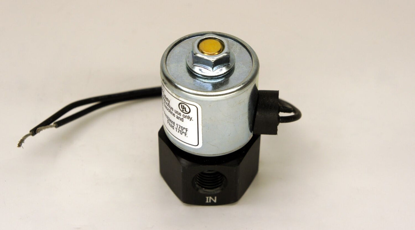 L-416 IMPCO STYLE PROPANE 12V FUELOCK LOCK OFF VALVE 90 DEGREE LOCKOFF 90°