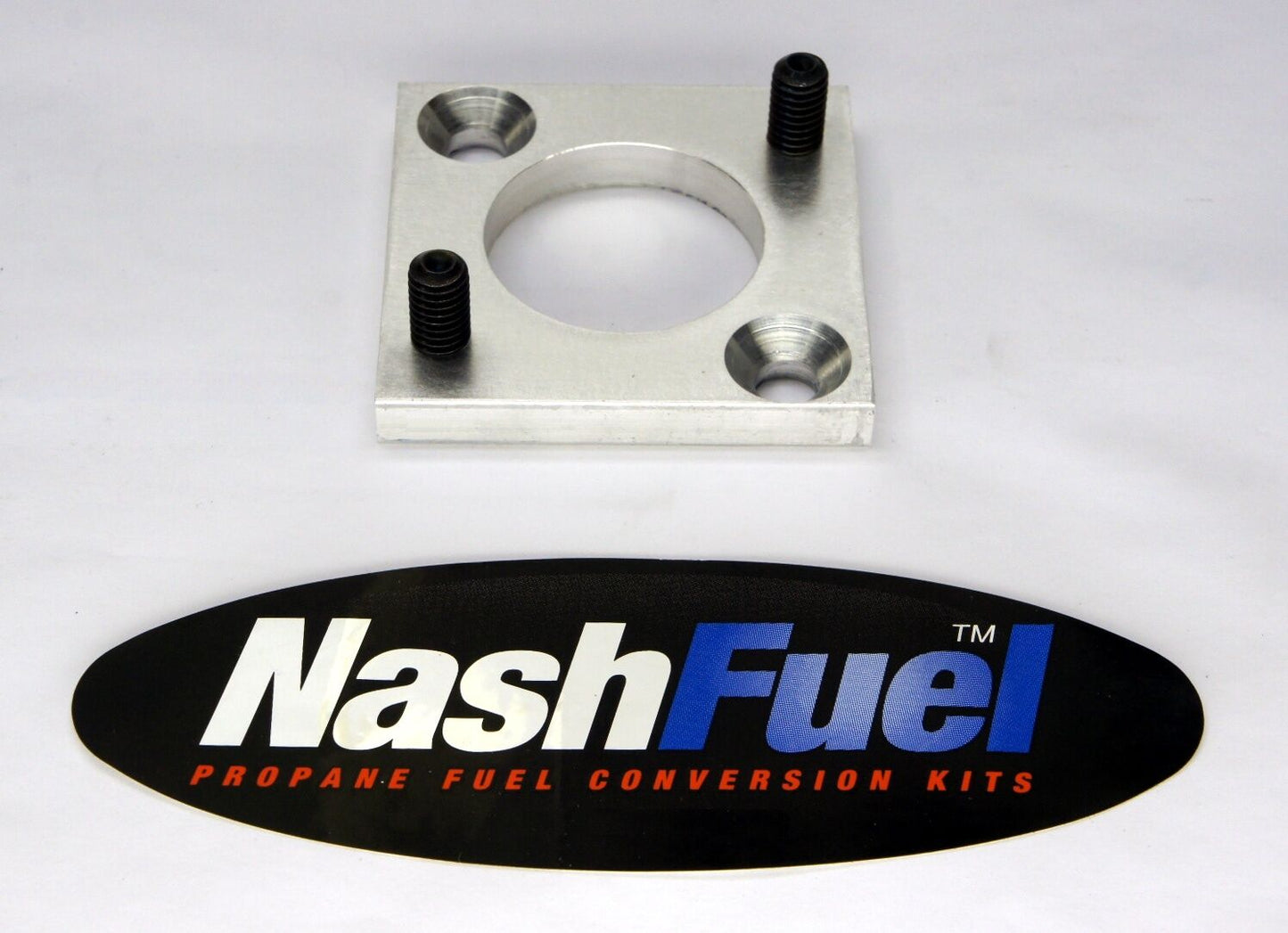 90 DEGREE ADAPTER 2 BOLT PATTERN 1 BARREL THROTTLE BODY ROTATE AT2-16-1 IMPCO 3