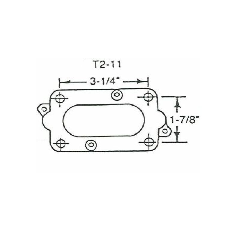 IMPCO AT2-11-1 THROTTLE PLATE BODY CARTER 2 BARREL CA225 225 200 PROPANE MIXER