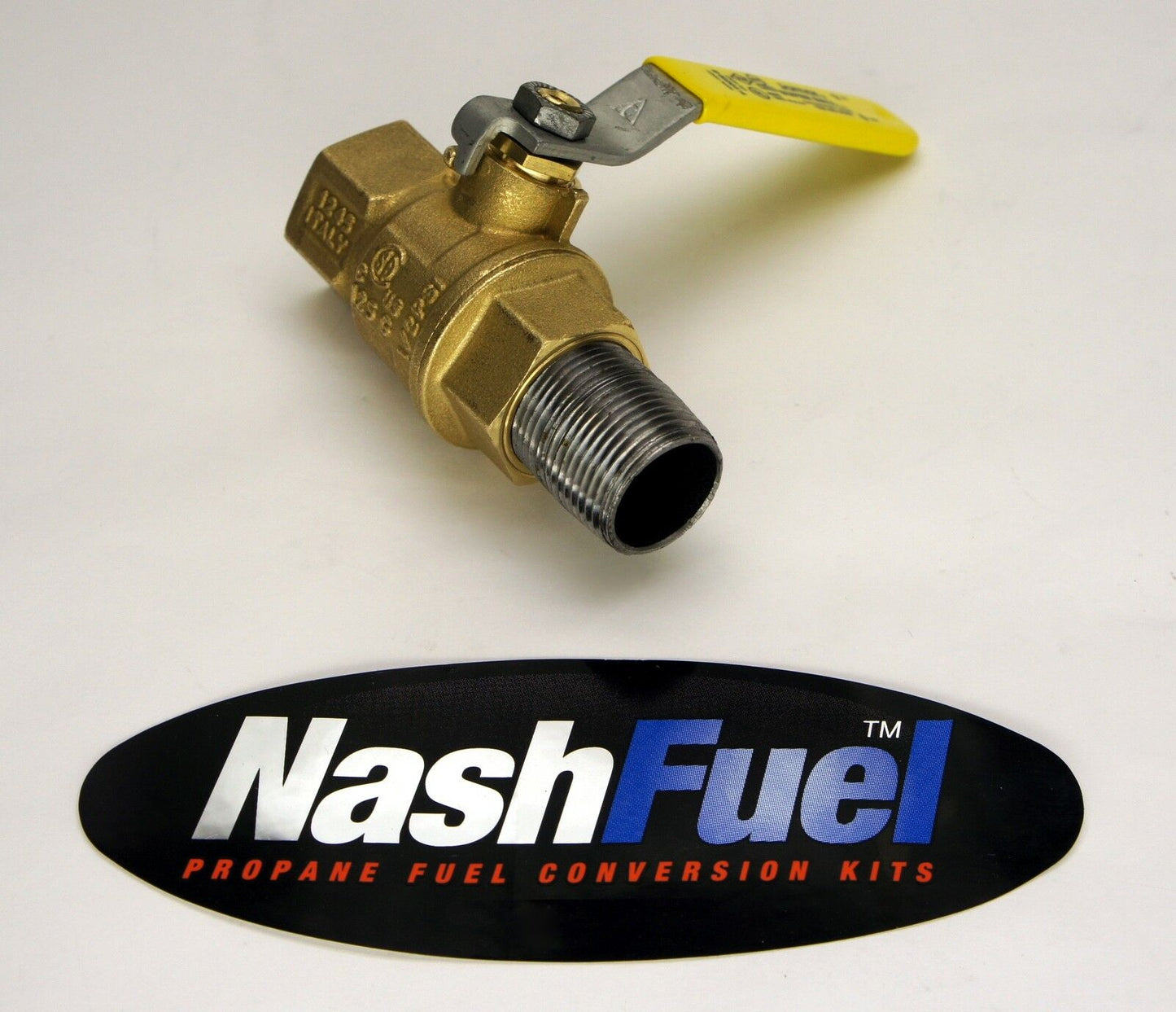 1" Female NPT Ball Valve Lockoff Lock Off Pressure Propane Natural Gas FPT Brass