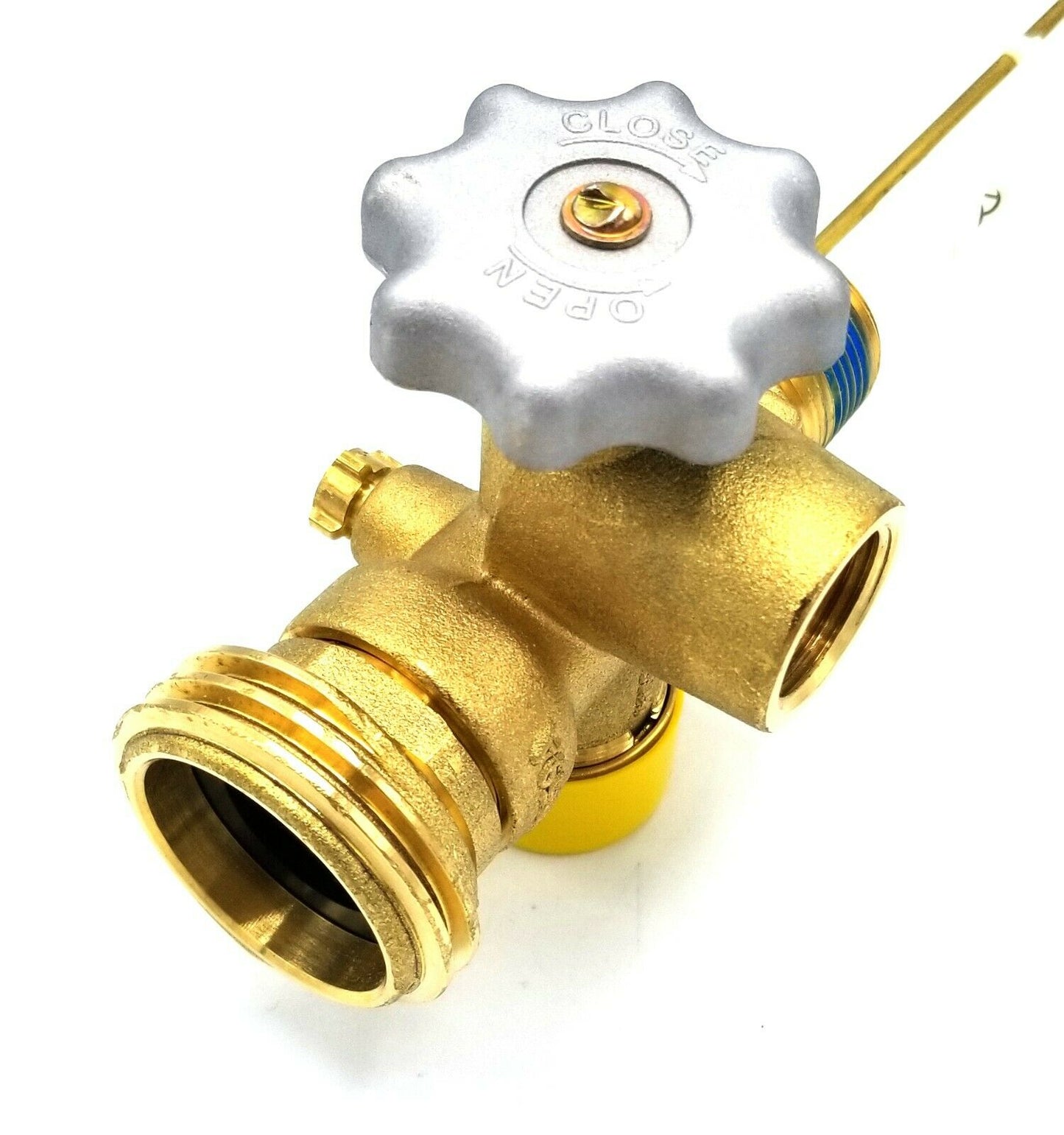 100LB PROPANE VAPOR TANK SERVICE MULTI-VALVE COUPLER BBQ POL 100 LB GRILL HEATER PV1000MV