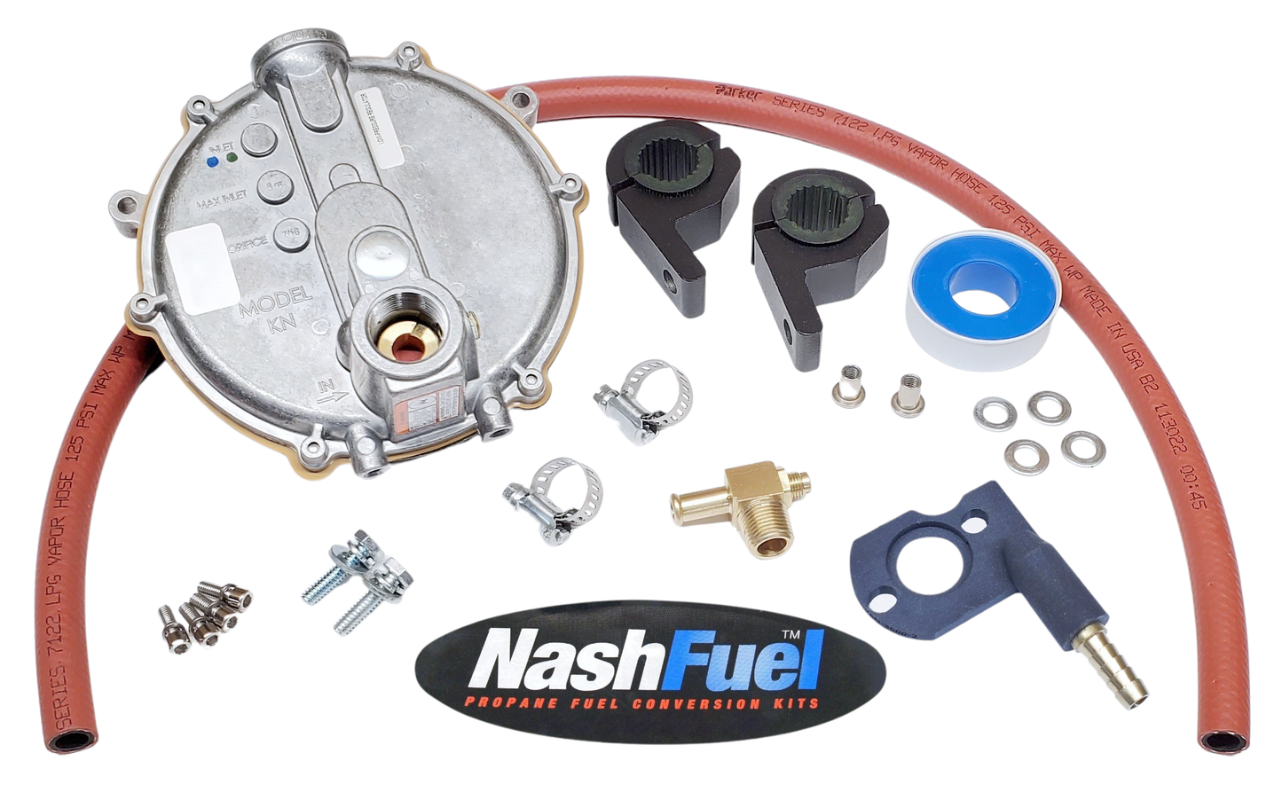 Propane Natural Gas Generator Conversion Westinghouse iGen4500 Fuel Green Bar Clamps