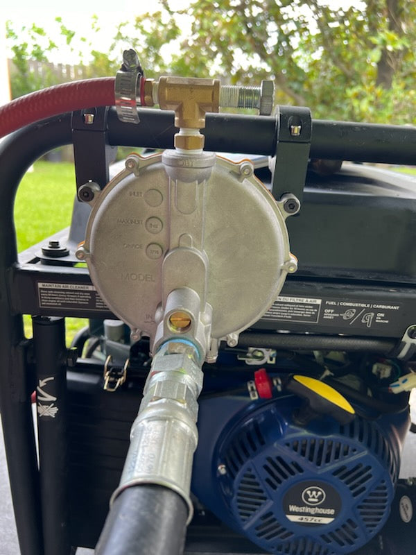 TRI-FUEL PROPANE NATURAL GAS GENERATOR WESTINGHOUSE WGEN7500 ALTERNATIVE FUEL