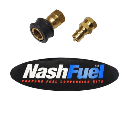 3/8" - 1/2" Flare Barb NPT Low Pressure Quick Connection 0.5psi Propane Natural