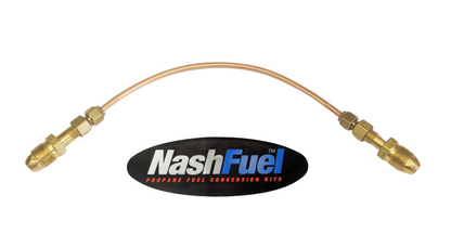 Propane Tank Pigtail Gas Line Male POL to Male POL Choose Length Flare 1/4" NPT