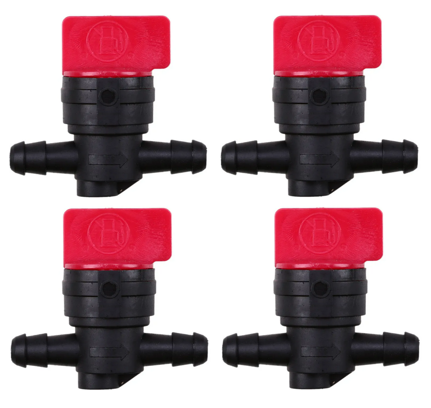 1/4" Inline Straight Fuel Gasoline Shut-Off Valve Petcock Generator Small Engine