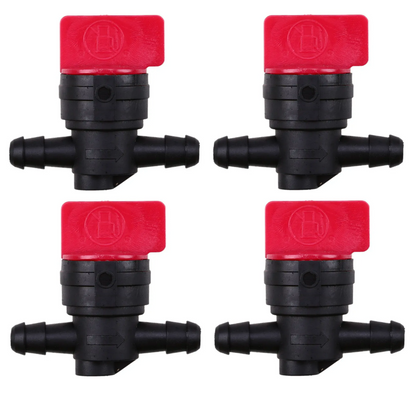1/4" Inline Straight Fuel Gasoline Shut-Off Valve Petcock Generator Small Engine