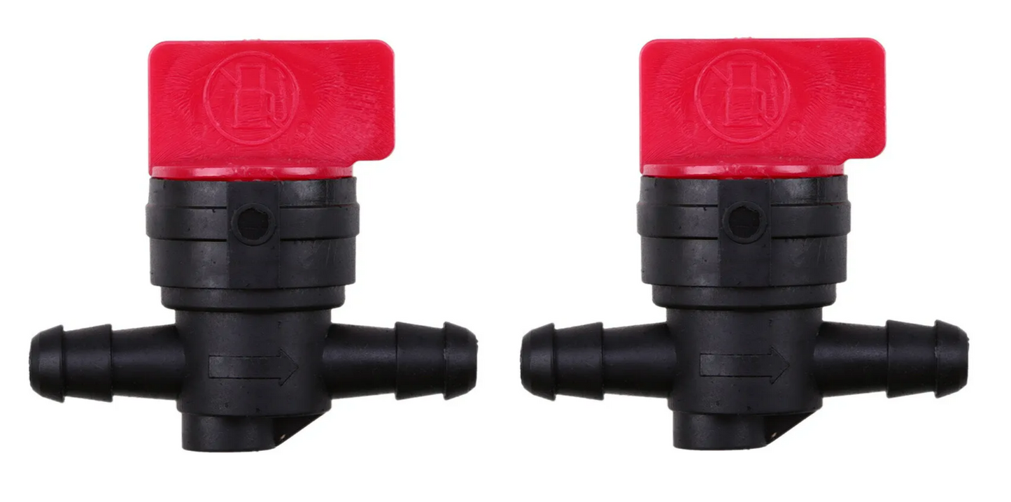 1/4" Inline Straight Fuel Gasoline Shut-Off Valve Petcock Generator Small Engine