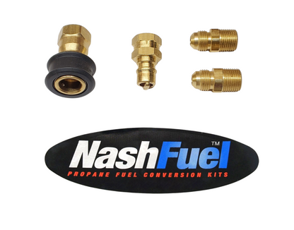 3/8" - 1/2" Flare Barb NPT Low Pressure Quick Connection 0.5psi Propane Natural