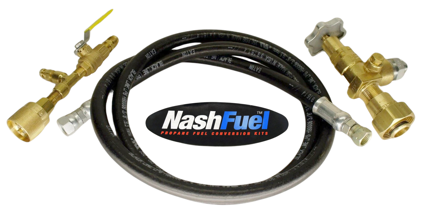 Liquid Propane Transfer Unloading Kit 7590U 7591U 1-5/8"-20 UNF to Forklift Tank