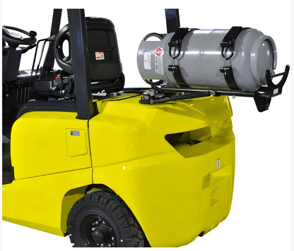 Swing Out and Down Horizontal 8 Gallon 33.5lb Forklift Propane Tank bracket LPG
